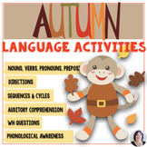 Fall Language Activities for Speech Therapy