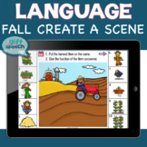 Fall Language Create a Scene Speech Therapy Vocabulary, Ca