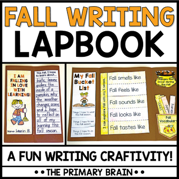 Preview of Fall Narrative Writing Lapbook - Autumn Craft and Activities