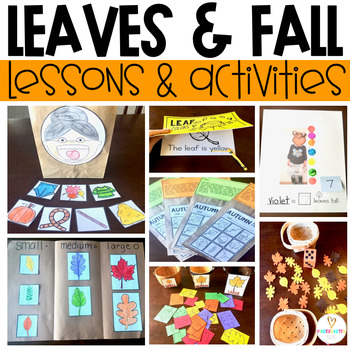 Preview of Fall Activities Leaf Unit for Preschool | Hands on | Day by Day Lesson Plans