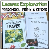 Fall Leaf Activities for Preschool, PreK and Outdoor Education