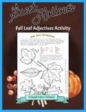 Fall Leaf Adjectives - Writing and Cut-Out Activity