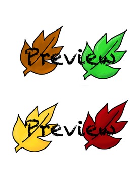 Preview of Fall Leaf Clip art