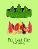 Fall Leaf Craft - hat craft with fall leaves craftivity