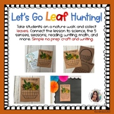 Fall Leaf Hunting Craft and Writing- Easy No Prep Craft Activity