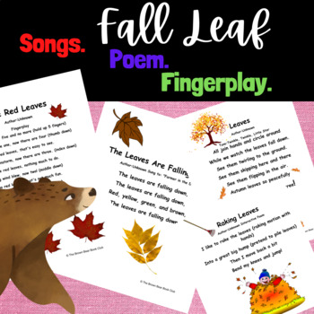 Preview of Fall Leaf Songs