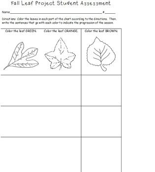 Fall Leaf Unit by Class Organize | TPT