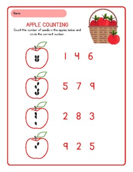 Preview of Fall Learning Packet Pre K-1st Grade