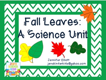 Preview of Fall Leaves: A Science Unit