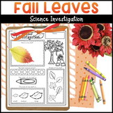 Fall Leaf Investigation and Leaf Activities