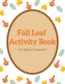 Preview of Fall Leaves Activity Book