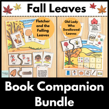 Preview of Fall Leaves Book Companion Bundle with Fletcher & the Old Lady for Language