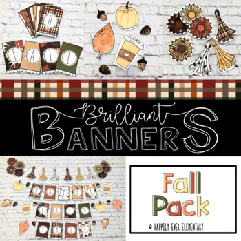 Preview of Rustic Fall Leaves Brilliant Banner Decor Pack