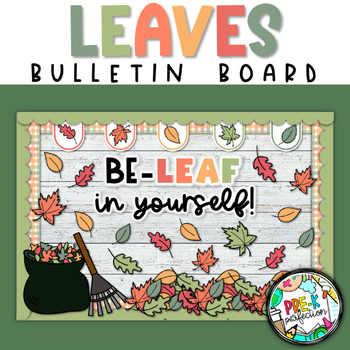 Preview of Fall Leaves Bulletin Board | Motivational Fall Decor | Fall bulletin board