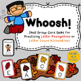 Fall Leaves Card Game for Letter Identification