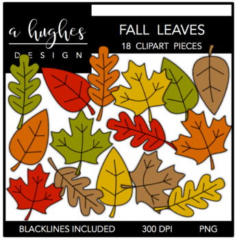 Preview of Fall Leaves Clipart