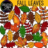 Fall Leaves Clipart {Creative Clips Clipart}