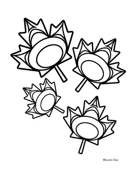 Preview of Fall Leaves (First Nation - Salish Design)