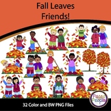 Fall Leaves Friends! Clip Art Collection