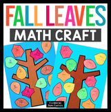 Fall Leaves Math Craft | Bulletin Board Activities Autumn Tree