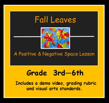 Preview of Fall Leaves: Positive & Negative Space