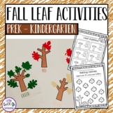 Fall Leaves Printables and Activities Preschool - Kindergarten