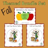 Fall Math Literacy and Fine Motor Center Activities October