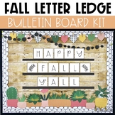Fall Letter Ledge Bulletin Board or Door Decor