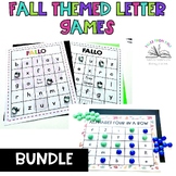 Fall Letter Naming & Sounds Phonics Games