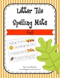 Fall Letter Tiles Spelling Mat