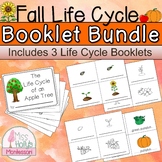 Fall Life Cycle Booklets Bundle - Apple Pumpkin Sunflower 