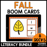 Fall Literacy Boom Cards™ - October Boom Cards™