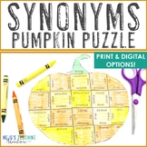 SYNONYMS Pumpkin ELA Activity: Autumn Fall Literacy Center