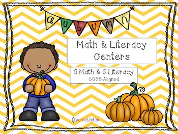 Preview of Fall Literacy & Math Centers