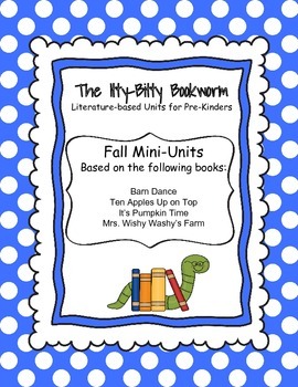 Preview of PreK, Fall Themed, Easy-to-use, Thematic Unit Plans for One Month