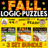 Fall Logic Puzzles Bundle