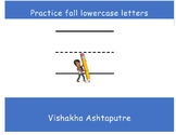 Fall Lowercase Letters