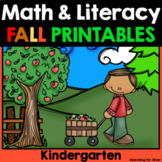 Fall Math & Literacy Printables {Kindergarten}