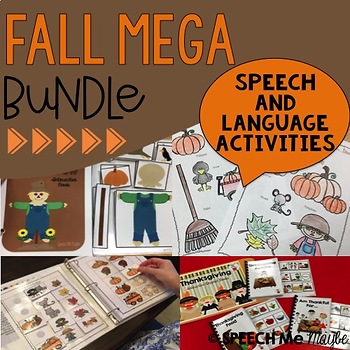Preview of Fall MEGA Bundle for Speech and Language