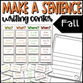 Fall | Make a Sentence Writing Center