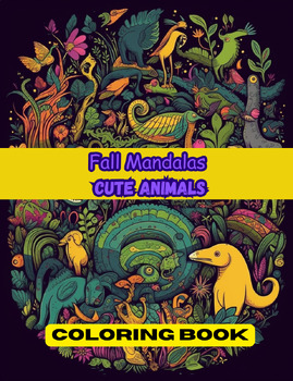 Preview of Fall Mandalas Coloring Book Beautiful Autumn Themed Mandala Pages