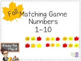 Fall Matching Numbers Game