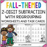 2 Double Digit Subtraction With Regrouping Worksheets