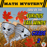 2nd Grade Math Fall Activity - Fall Math Mystery Worksheet