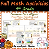Fall Math Activities - 4th Grade - Place Value