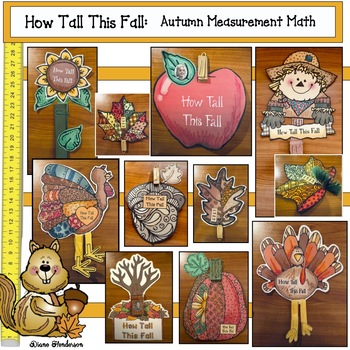 Preview of Fall Math Activities Measurement Activities With Fall Crafts