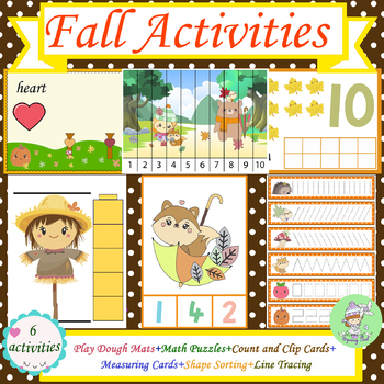 Preview of Fall Autumn Preschool/ Kindergarten Unit