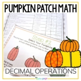 Fall Halloween Math Activity | Decimals and Money
