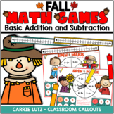 Fall Math: Addition & Subtraction – Games and Centers