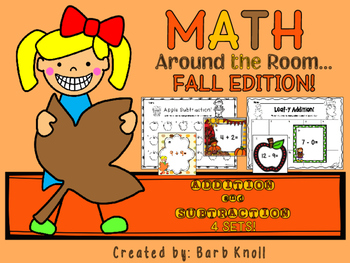 Preview of Fall Math Around the Room